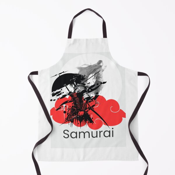 Item preview, Japanese Samurai Warrior Sumi-e Ink Art designed and sold by Penguin Mood .