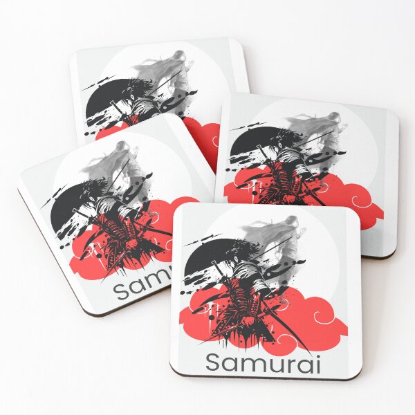 Item preview, Japanese Samurai Warrior Sumi-e Ink Art designed and sold by Penguin Mood .
