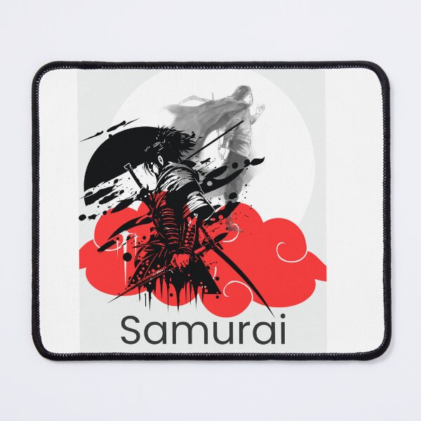Item preview, Japanese Samurai Warrior Sumi-e Ink Art designed and sold by Penguin Mood .