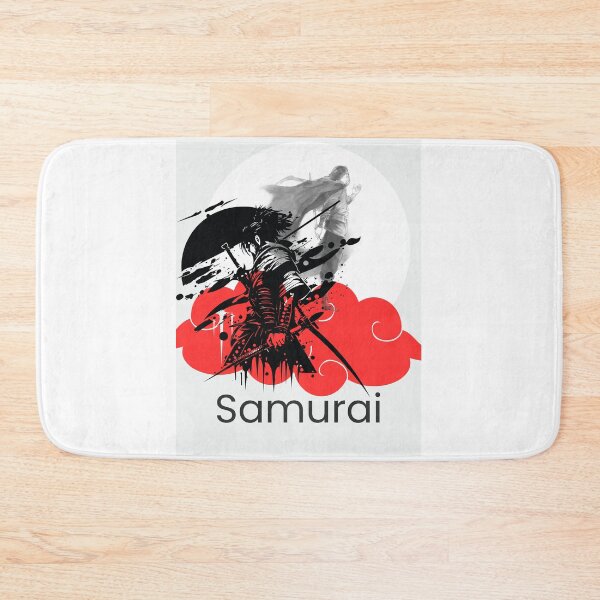 Item preview, Japanese Samurai Warrior Sumi-e Ink Art designed and sold by Penguin Mood .