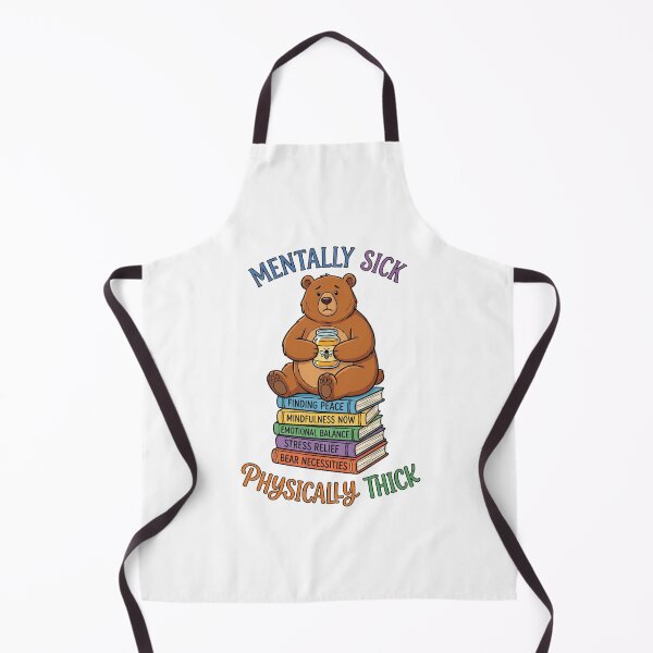 Item preview, Mentally Sick Physically Thick Sad Bear Books designed and sold by thenewall.