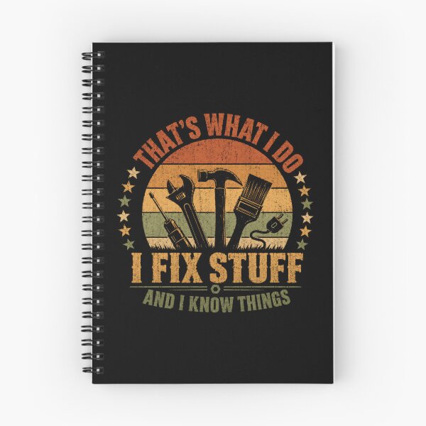 Item preview, That's What I Do I Fix Stuff And I Know Things Handyman Mechanic Tradesman Repairman Dad Gift designed and sold by SkeletonsDanger.