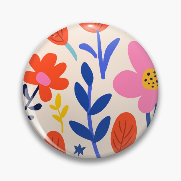 Item preview, Abstract Colorful Spring Flowers Boho Botanical designed and sold by FaizArtShop.