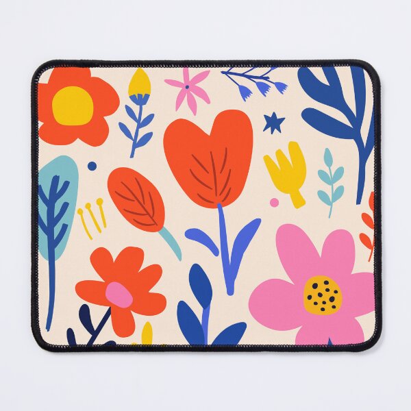 Item preview, Abstract Colorful Spring Flowers Boho Botanical designed and sold by FaizArtShop.