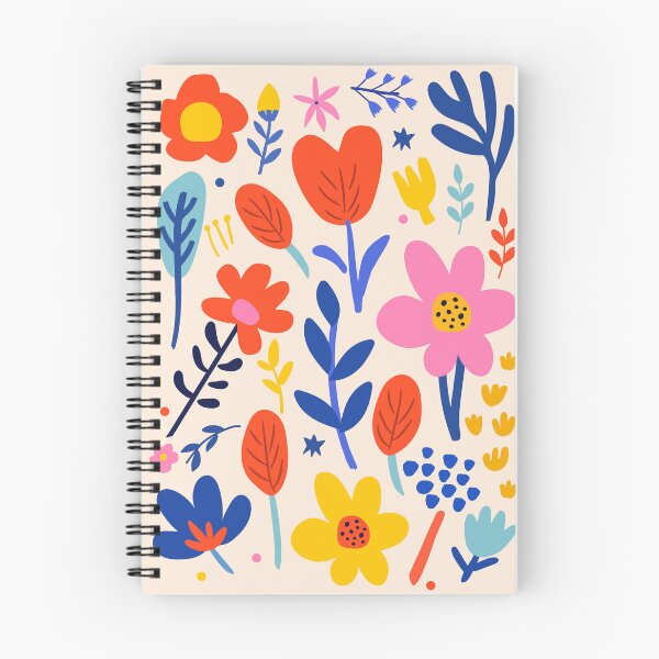 Item preview, Abstract Colorful Spring Flowers Boho Botanical designed and sold by FaizArtShop.