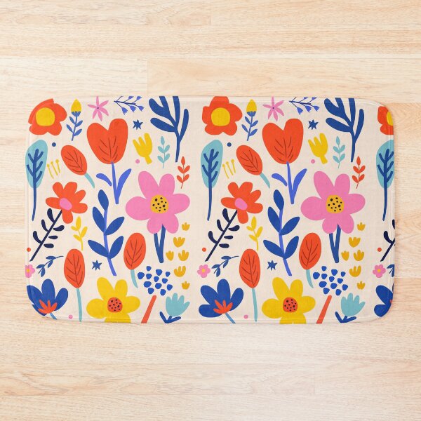 Item preview, Abstract Colorful Spring Flowers Boho Botanical designed and sold by FaizArtShop.