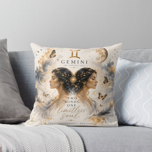 Item preview, Gemini Zodiac Wall Art - Twin Souls designed and sold by SoulfulStudio.