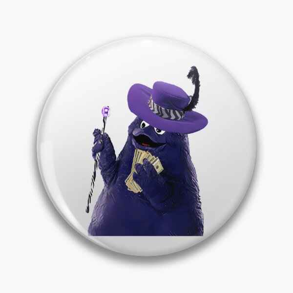 Item preview, Purple Monster Pimp Character Holding Money Cash designed and sold by shoppingforyou ⭐⭐⭐⭐⭐.