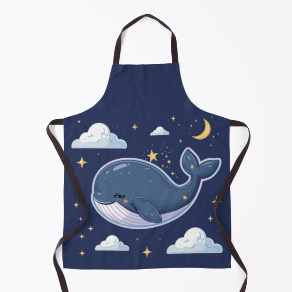 Item preview, Cute Cosmic Baby Whale Kawaii Sticker | Dreamy Moon & Stars Design designed and sold by Stylestickers55.