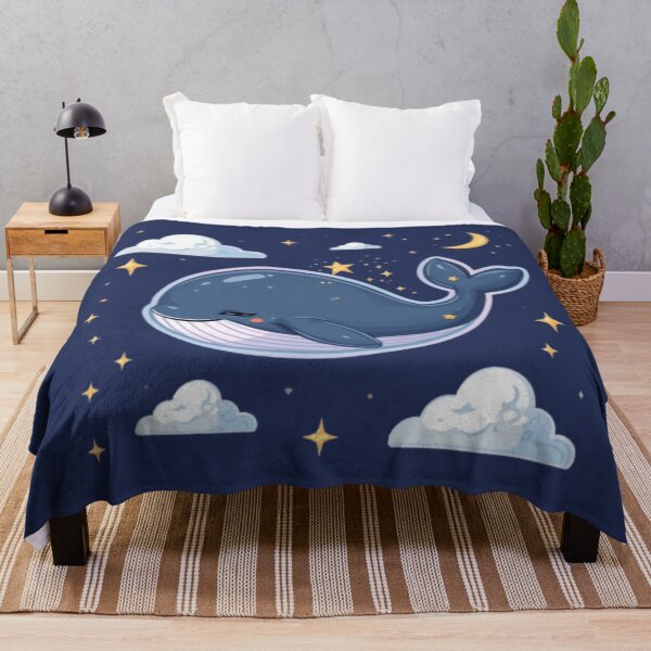 Item preview, Cute Cosmic Baby Whale Kawaii Sticker | Dreamy Moon & Stars Design designed and sold by Stylestickers55.