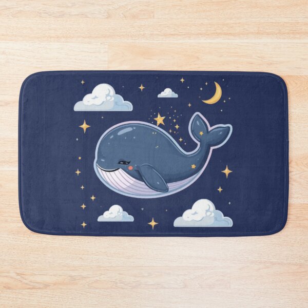 Item preview, Cute Cosmic Baby Whale Kawaii Sticker | Dreamy Moon & Stars Design designed and sold by Stylestickers55.