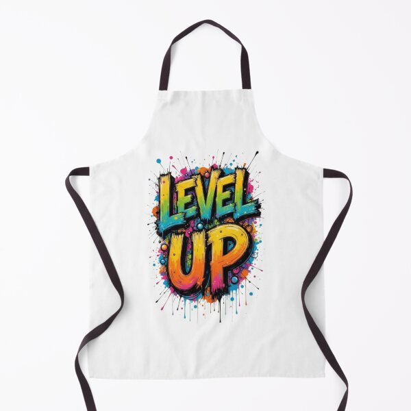 Item preview, Level Up – Colorful Graffiti Typography Splash Art designed and sold by PixelStyle Studio.