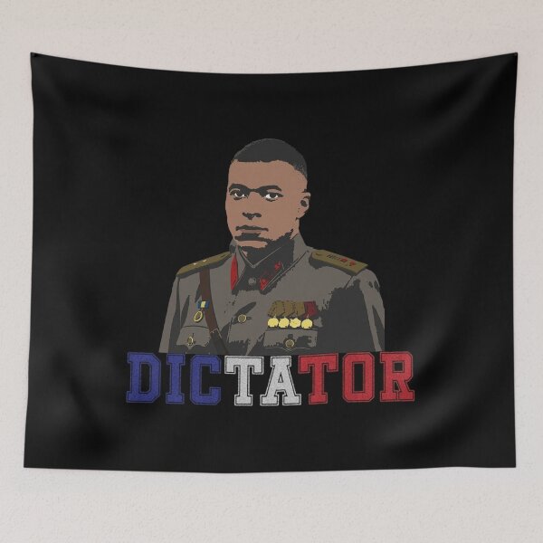 Item preview, Kylian Mbappe Dictator, Kylian Mbappe General - Dictator Mbappe designed and sold by PiaCherry.