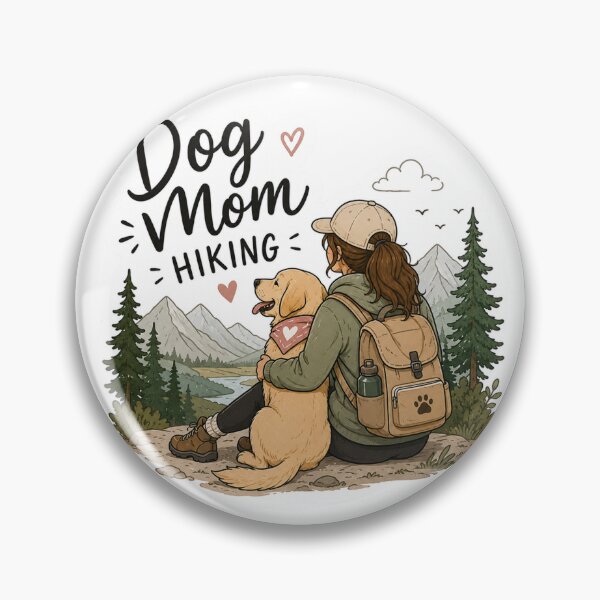 Item preview, Dog Mom Hiking – Outdoor Adventure with Golden Retriever  designed and sold by SMARTKIT  DESIGNAGENCY.