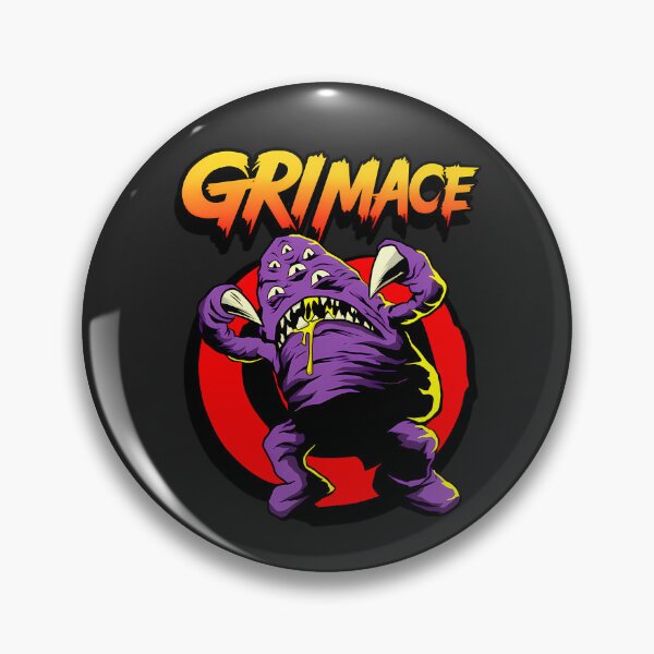 Item preview, Grimace Monster Horror Mutant Red Circle designed and sold by shoppingforyou ⭐⭐⭐⭐⭐.