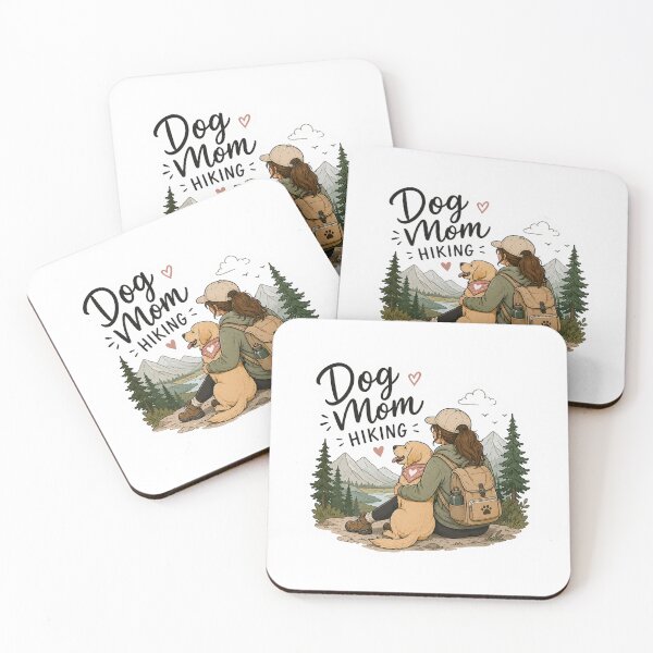Item preview, Dog Mom Hiking – Outdoor Adventure with Golden Retriever  designed and sold by SMARTKIT  DESIGNAGENCY.