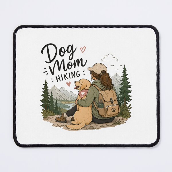Item preview, Dog Mom Hiking – Outdoor Adventure with Golden Retriever designed and sold by SMARTKIT DESIGNAGENCY.