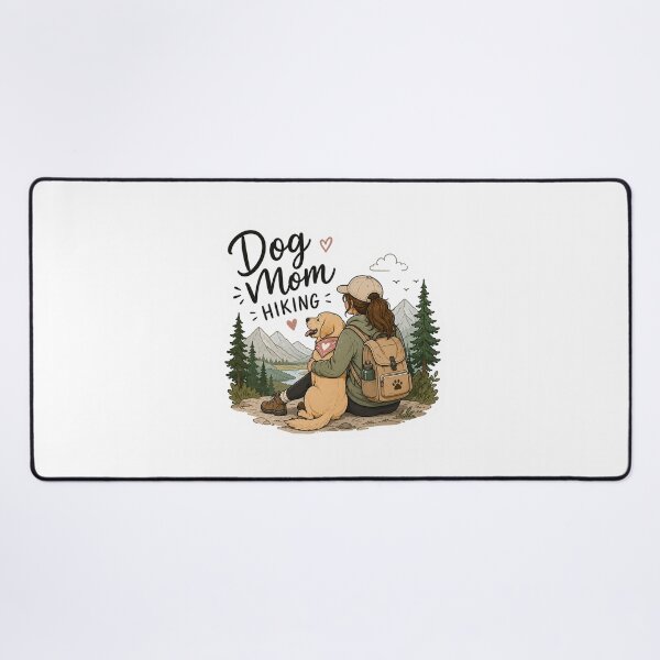 Item preview, Dog Mom Hiking – Outdoor Adventure with Golden Retriever designed and sold by SMARTKIT DESIGNAGENCY.