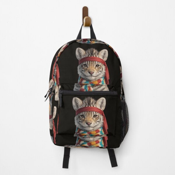 Item preview, Cute Tiger Winter Adventure Portrait designed and sold by BagFactoryUK.