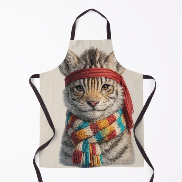 Item preview, Cute Tiger Winter Adventure Portrait designed and sold by BagFactoryUK.