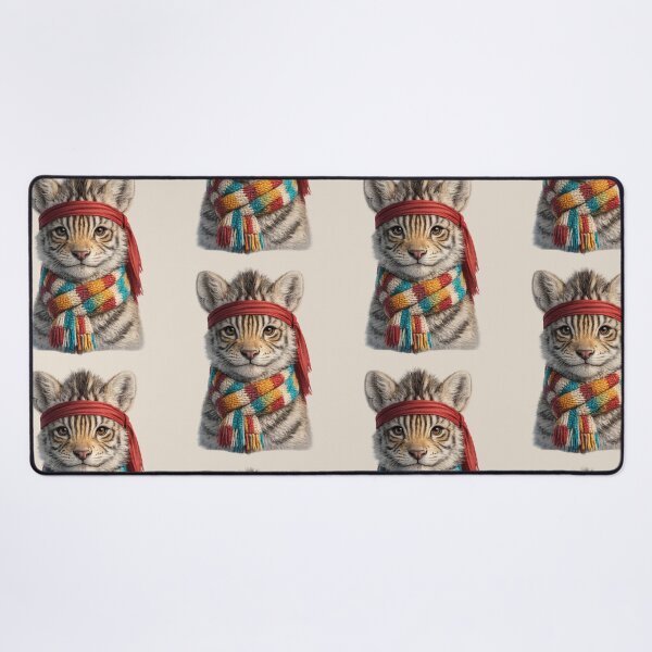 Item preview, Cute Tiger Winter Adventure Portrait designed and sold by BagFactoryUK.