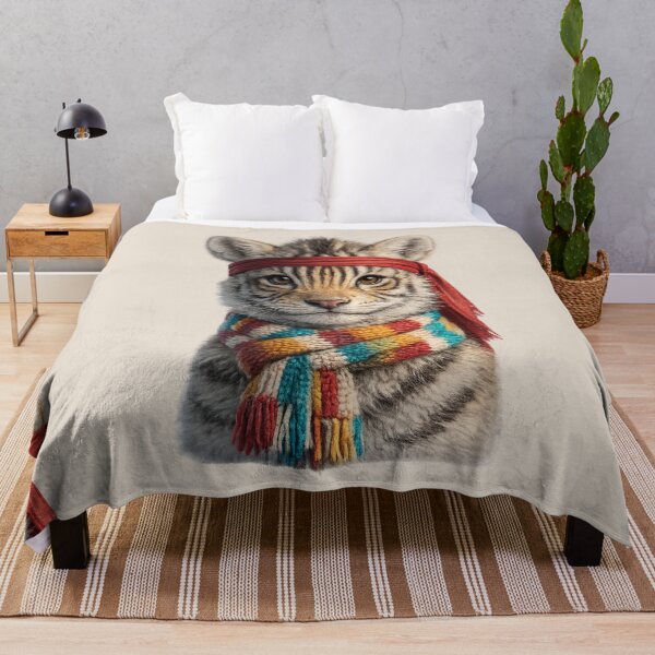 Item preview, Cute Tiger Winter Adventure Portrait designed and sold by BagFactoryUK.