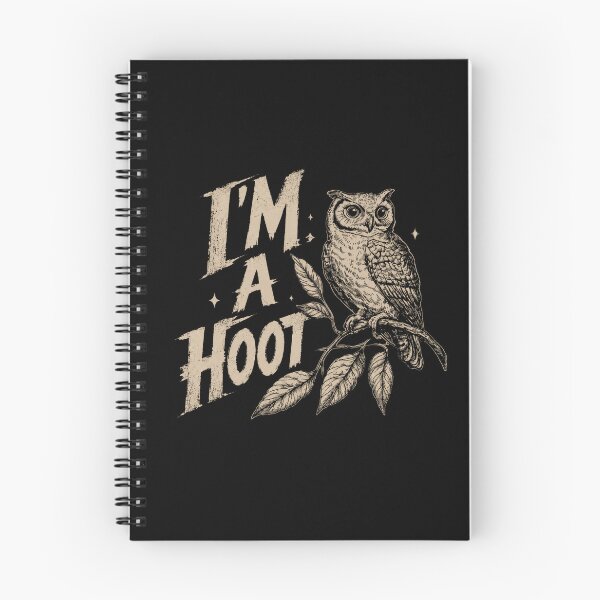 Item preview, I'm A Hoot Owl Pun Bird Lover Nature Wildlife Enthusiast designed and sold by SkeletonsDanger.