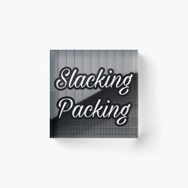 Item preview, Slacking Packing 2026 Logo (Square) designed and sold by slackingpacking.