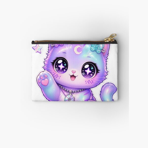 Item preview, Glow Meow Holo Kitty designed and sold by Kitty-and-Cat.