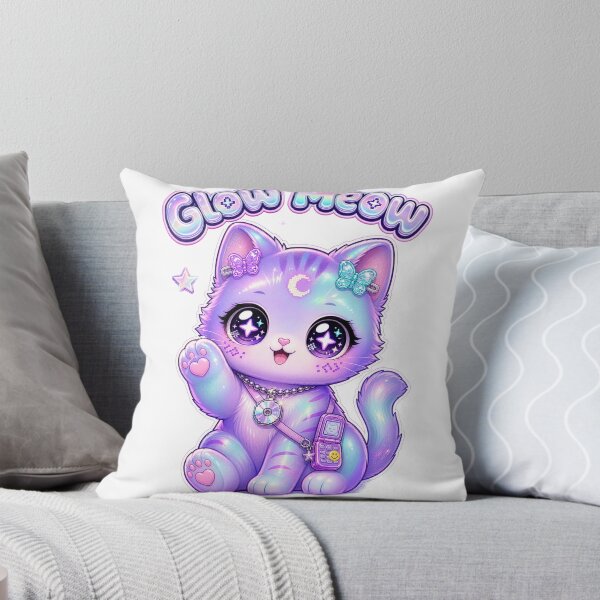 Artikelvorschau, Glow Meow Holo Kitty entworfen und verkauft von Kitty-and-Cat.