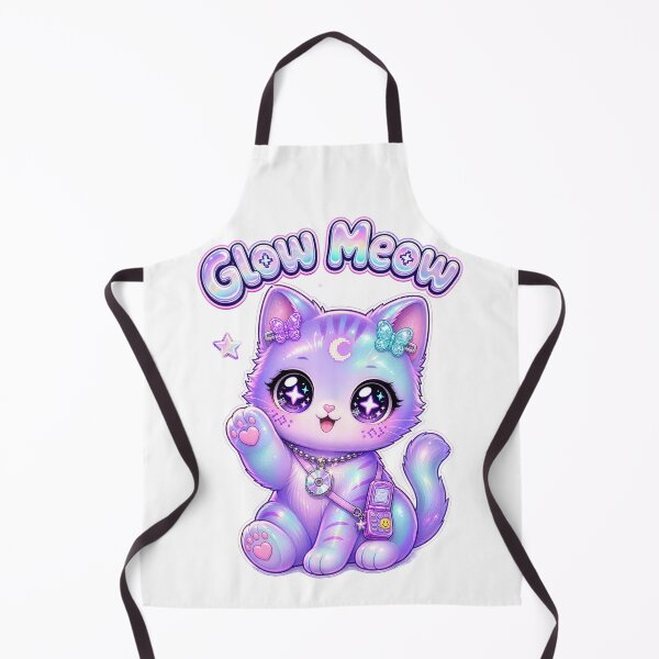 Item preview, Glow Meow Holo Kitty designed and sold by Kitty-and-Cat.