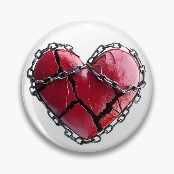 Item preview, Broken Heart with Chains designed and sold by Lilith.3x313 Vault.