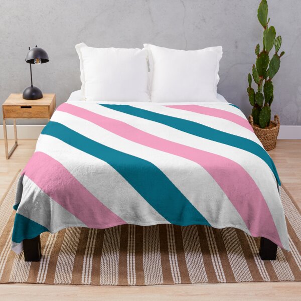 Item preview, Blue and pink Diagonal Stripe Pattern designed and sold by Illustropedia ..