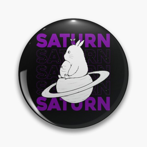 Item preview, Cute Anime Creature Sitting on Saturn Planet Art designed and sold by Sandai Maker.