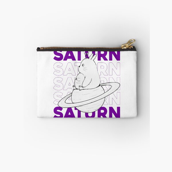 Item preview, Cute Anime Creature Sitting on Saturn Planet Art designed and sold by SandaiMaker.