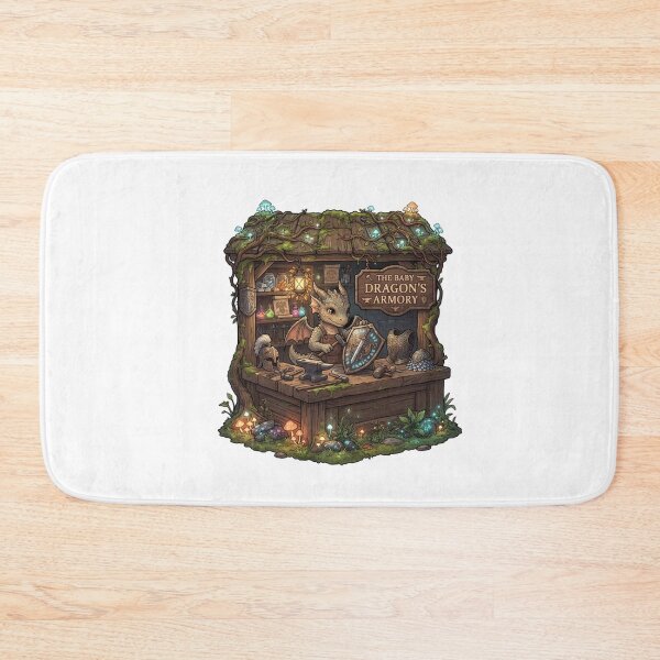 Item preview, Baby Dragon Blacksmith Sticker | Magical Fantasy Armory | Cute Medieval Dragon Art designed and sold by MrDev.
