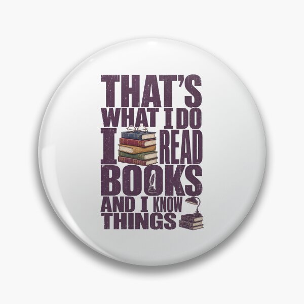 Item preview, I Read Books and Know Things designed and sold by Belarte.shop.