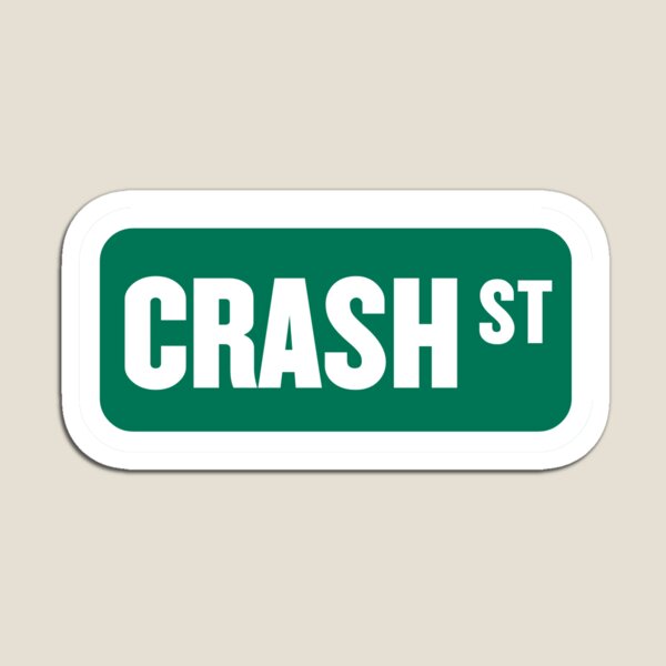 Item preview, Crash Street designed and sold by PatchMerch.