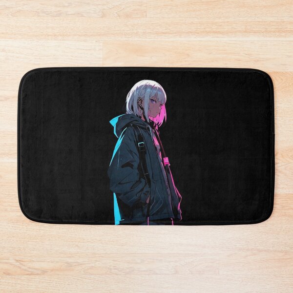 Item preview, Neon Aesthetic Cyberpunk Female Warrior Silhouette designed and sold by Ta-Ri-El.