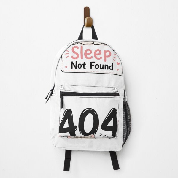 Item preview, 404 Sleep Not Found Cute Sleeping Cat Funny Programmer Quote Sticker designed and sold by Sanika arts .
