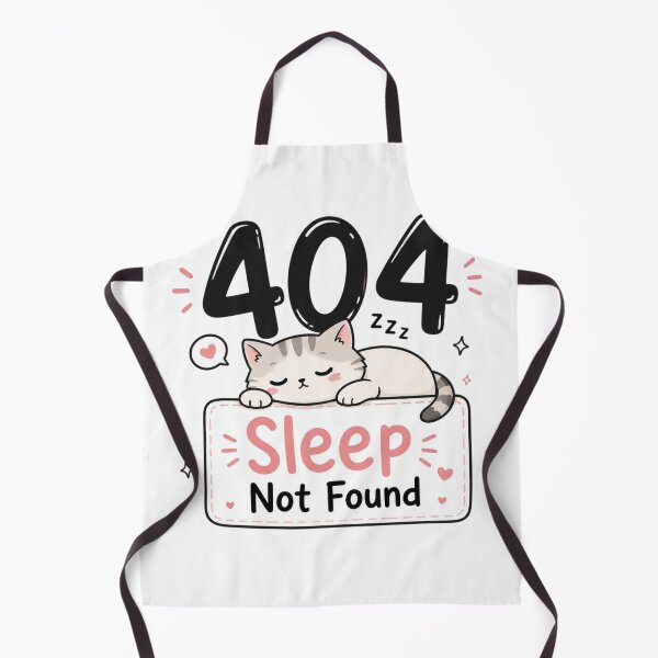 Item preview, 404 Sleep Not Found Cute Sleeping Cat Funny Programmer Quote Sticker designed and sold by Sanika arts .