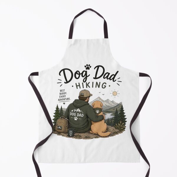Item preview, Dog Dad Hiking – Good Boots Good Trails designed and sold by SMARTKIT DESIGNAGENCY.