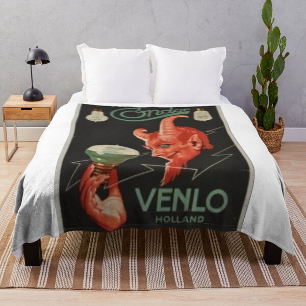 Item preview, Condor Devil Light Bulb Vintage Venlo Holland Poster designed and sold by RetroRabbitCo.