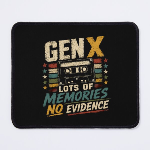 Item preview, Gen X Lots Of Memories No Evidence Generation X Nostalgia Vintage 80s 90s Humor designed and sold by SkeletonsDanger.
