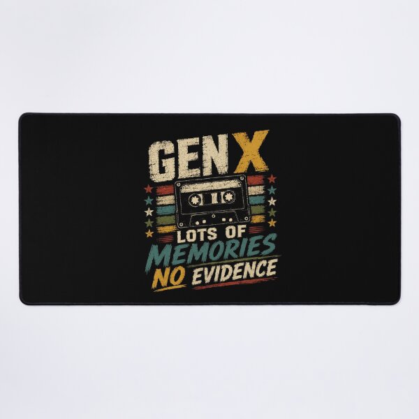 Item preview, Gen X Lots Of Memories No Evidence Generation X Nostalgia Vintage 80s 90s Humor designed and sold by SkeletonsDanger.