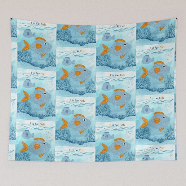 Item preview, F Is For Fish designed and sold by Seed of Faith Designs.