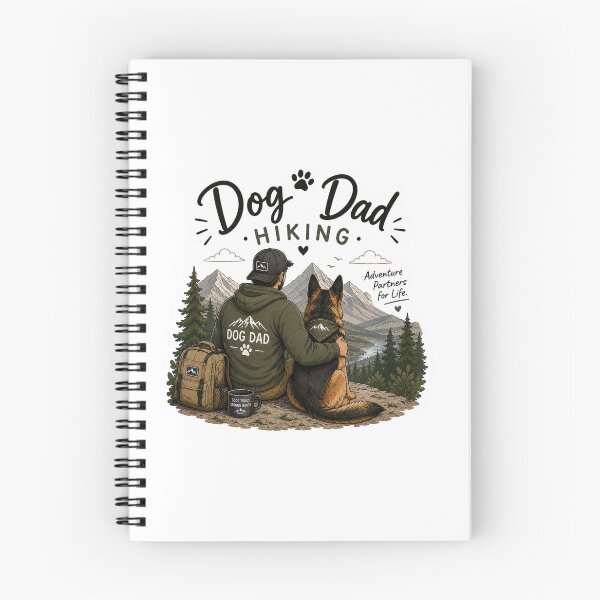 Item preview, Dog Dad Hiking – German Shepherd Trail Partner  designed and sold by SMARTKIT  DESIGNAGENCY.