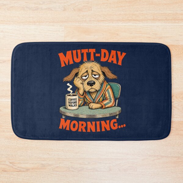 Item preview, Mutt Day Morning Funny Monday Dog Coffee Pun designed and sold by Anyshca.