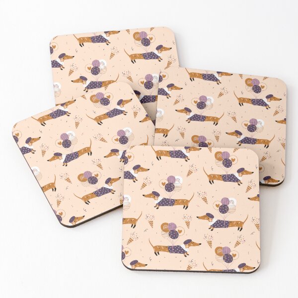 Item preview, dog party pattern designed and sold by WhiteFoxy-Main.
