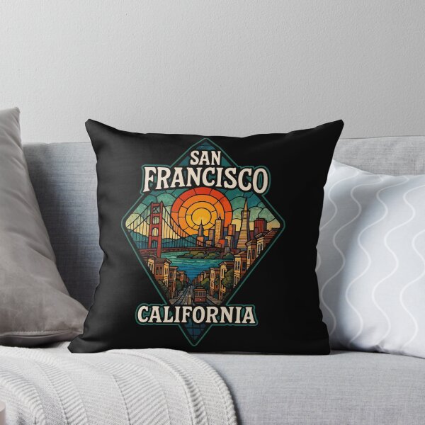 Item preview, San Francisco California USA Stained Glass Art Travel designed and sold by TomFrontierArt.